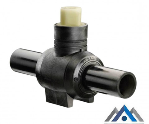 Шаровой кран электросварной Plasson DN 110 мм SDR 11