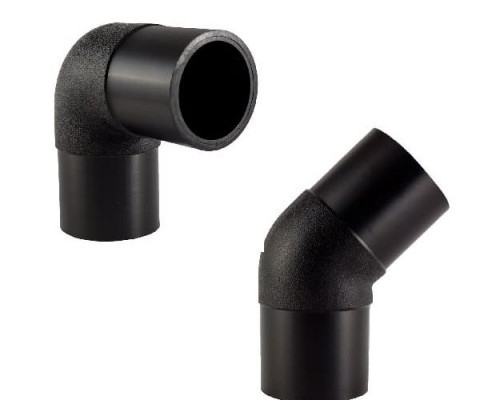 Отвод 45° литой DN-160 мм ПЭ 100 (ПНД) SDR 17