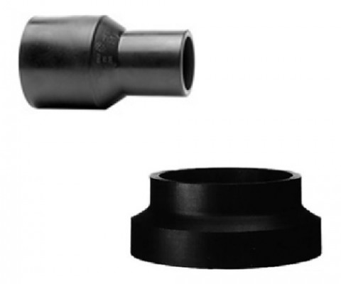 Переход литой удлиненный DN 110х90 мм ПЭ 100 (ПНД) SDR 17
